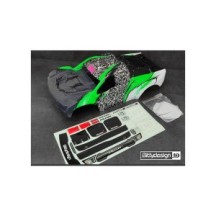 Bittydesign FALCON-X 1/7 Pre-Painted Green body for ARRMA Mojave 6S BLX, Pre-cut, 1.5mm BDSC7-FLCX-PPG