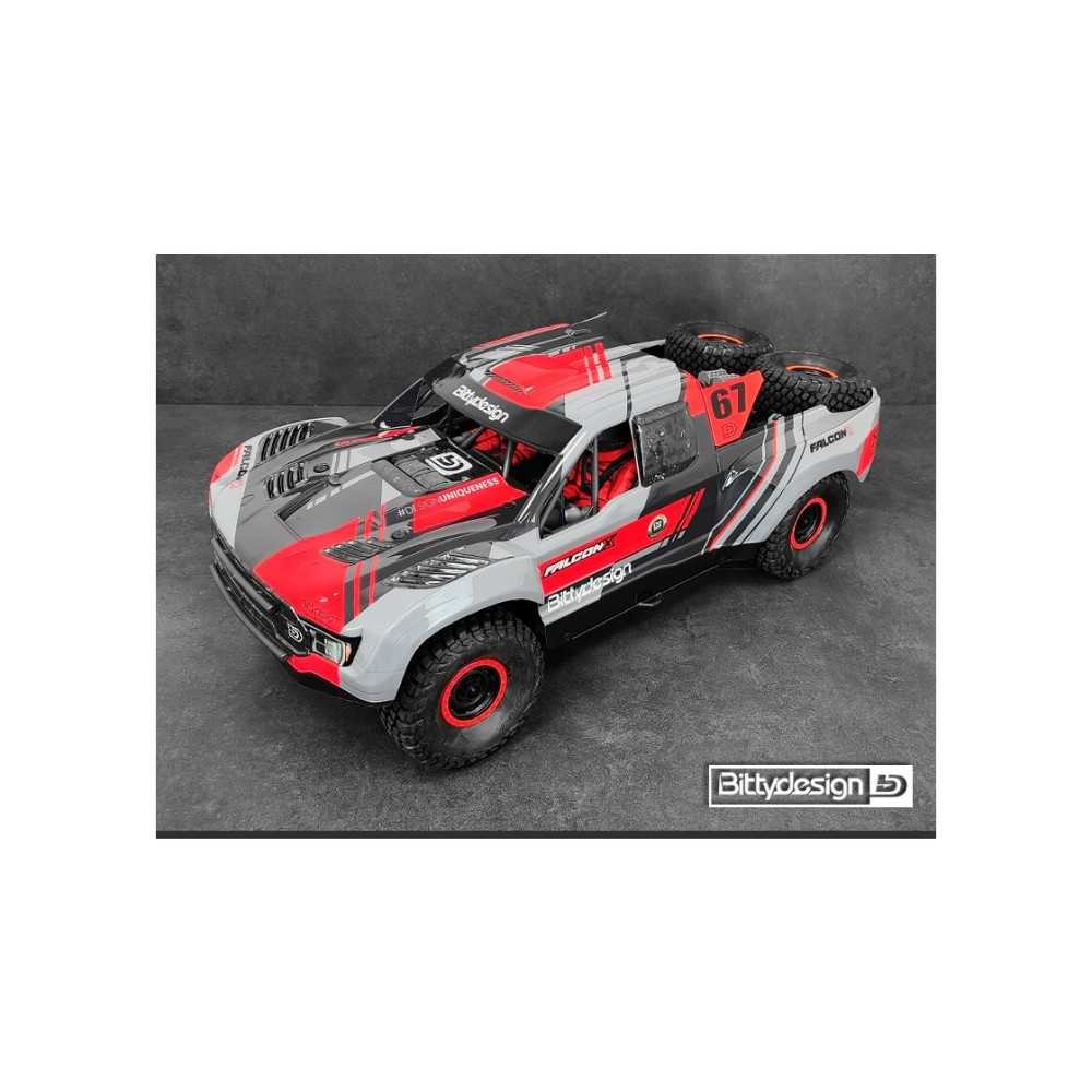 Carrocería Transparente Bittydesign Falcon-X 1/7 para Traxxas UDR BDTRX7-FLCX Carrocería Transparente Bittydesign Falcon-X 1/7 para Traxxas UDR BDTRX7-FLCX