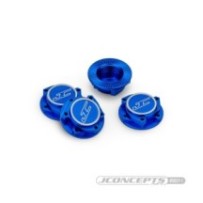 JConcepts 17mm Punisher clutch wheel nut, 4pc - blue JCO5021-1