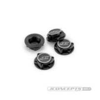 JConcepts 17mm Punisher clutch wheel nut, 4pc - black JCO5021-2