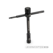 JConcepts multi-wrench, black - 8mm glow plug, 3mm 5mm wrench JCO5026