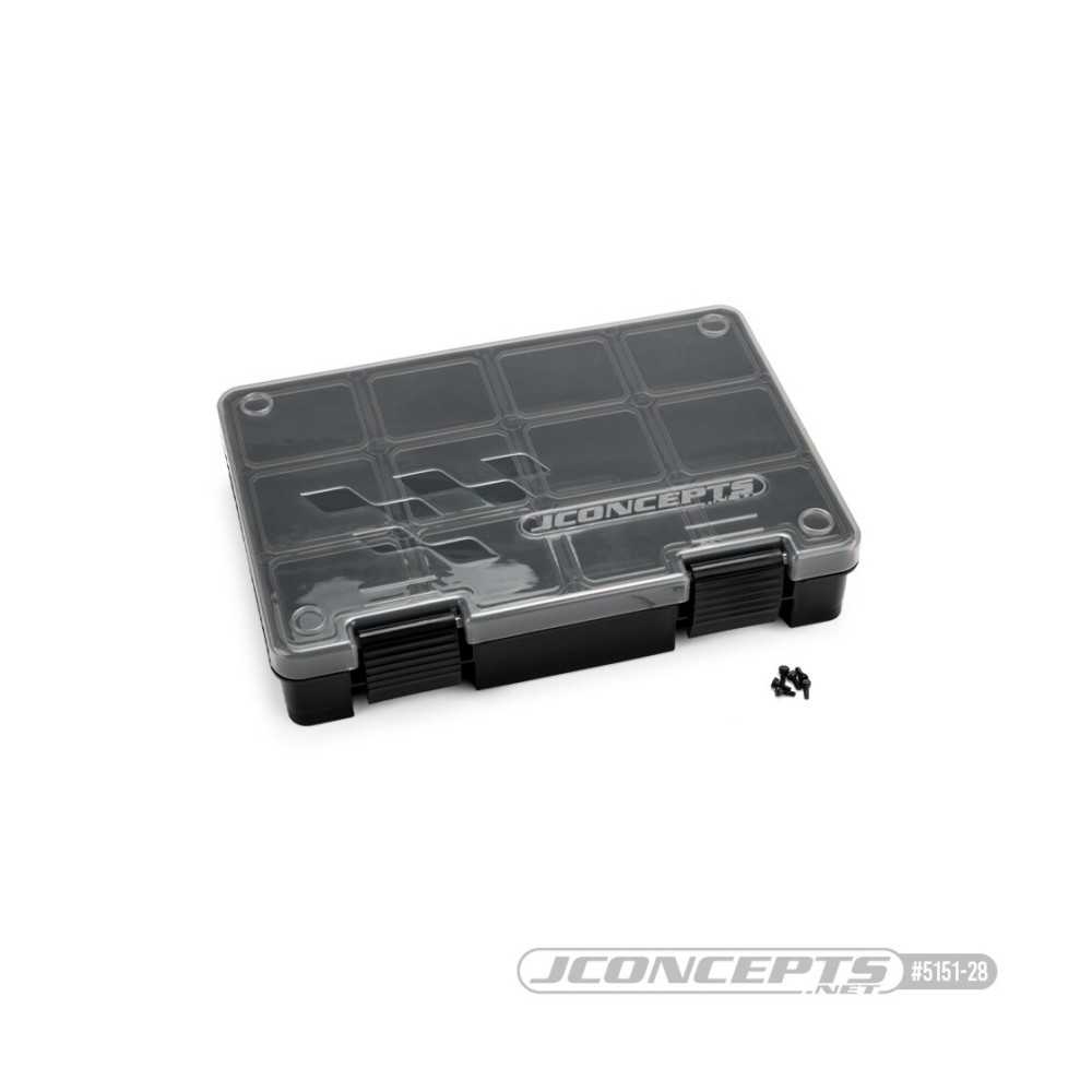 Caja de tornillería negra JConcepts JCO5151-28 Caja de tornillería negra JConcepts JCO5151-28