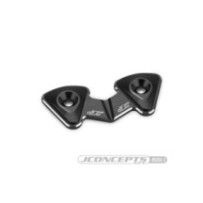 JConcepts RC10B7 aluminum 1-piece rear wing button - black JCO5203-2