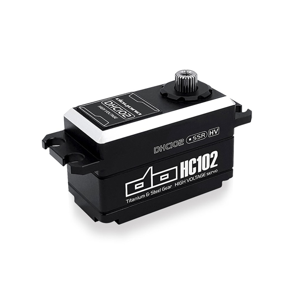 Servo Coreless SRT HV Low Profile CNC aluminium case 15.0kg/0.05 DHC102 Servo Coreless SRT HV Low Profile CNC aluminium case 15.0kg/0.05 DHC102
