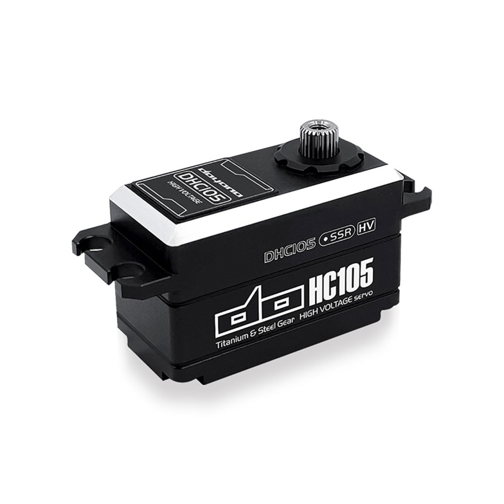 Servo Coreless SRT HV Low Profile CNC aluminium case 26.0kg/0.09 DHC105 Servo Coreless SRT HV Low Profile CNC aluminium case 26.0kg/0.09 DHC105