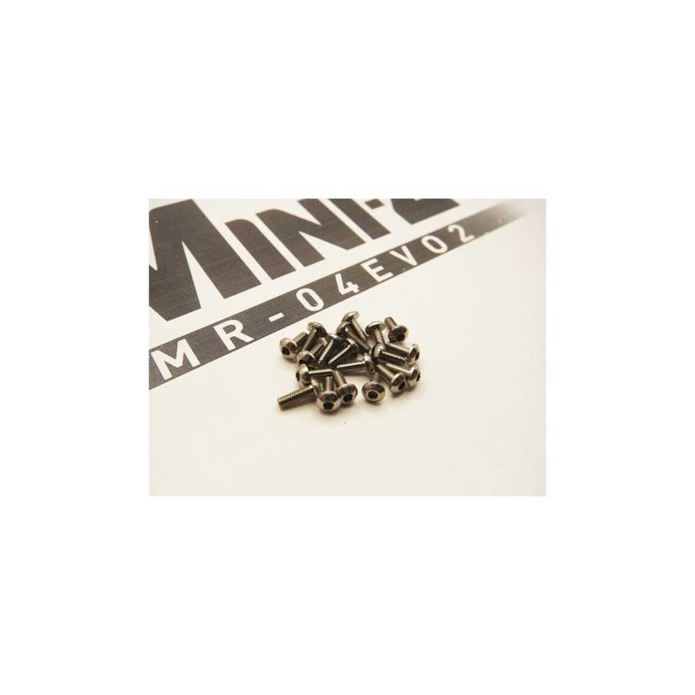 Hiro Seiko MR-04 EVO2 Titanium Hex Socket Screw Set (20pcs) HS-48949 Hiro Seiko MR-04 EVO2 Titanium Hex Socket Screw Set (20pcs) HS-48949