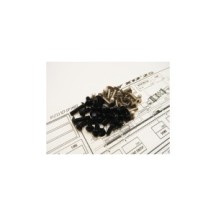 Hiro Seiko X12'25 Titan/Alloy Hex Socket Screw Set [Black] HS-48965