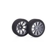 Matrix 1/10 Rear AIR Carbon 40 Shore RC Model Tires (30mm | 64mm | 40sh) MX-10P40ACJP