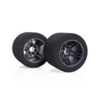 Matrix 1/8 Rear FIVE Carbon WET Coumpound 35 Shore RC Model Tires (60mm | WET) MX-8PWETNFC