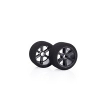 Matrix 1/12 Front Carbon 30 Shore RC Model Tires (Pink | 30Sh) MX-12A30CARBON