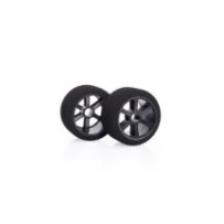 Matrix 1/12 Front Carbon 30 Shore RC Model Tires (Pink | 30Sh) MX-12A30CARBON