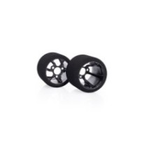 Matrix 1/12 Rear Carbon 37 Shore RC Model Tires (Team Pink | 37Sh) MX-12P37CARBON