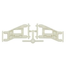 Brazos de suspensión delanteros anchos blancos RC10 AE6204