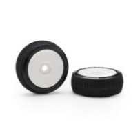 Matrix Red Giant Soft 1:8 Buggy Pre-glued White Wheels (White Wheels | 2pcs) MX-RDGS-GL