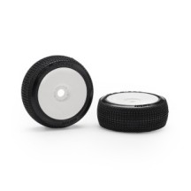 Matrix Red Giant Ultra Soft 1:8 Buggy Pre-glued White Wheels (White Wheels | 2pcs) MX-RDGUS-GL