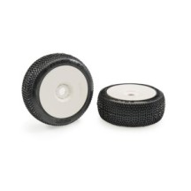 Matrix Stardust Clay Soft 1:8 Buggy Tires Pre-glued (White Wheels | 2pcs) MX-STACS-GL