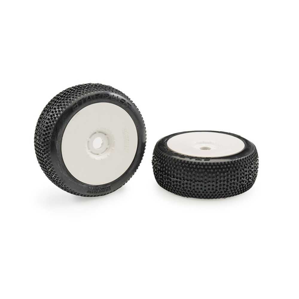 Matrix Stardust Ultra Soft 1:8 Buggy Tires Pre-glued (White Wheels | 2pcs) MX-STAUS-GL Matrix Stardust Ultra Soft 1:8 Buggy Tires Pre-glued (White Wheels | 2pcs) MX-STAUS-GL