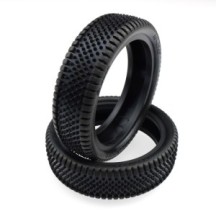 RUDDOG Front Ripper 2wd Front Tires (2pcs | Medium | Yellow) RP-0747-M