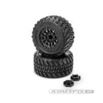 JConcepts Switchback - platinum compound pre-mounted on 3456 Shuttle wheel for Traxxas Rustler / Rustler 4x4 JCO4075-39812