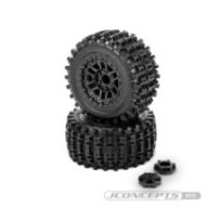 JConcepts Magma - platinum compound pre-mounted on 3456 Shuttle wheel for Traxxas Rustler / Rustler 4x4 JCO4122-39812