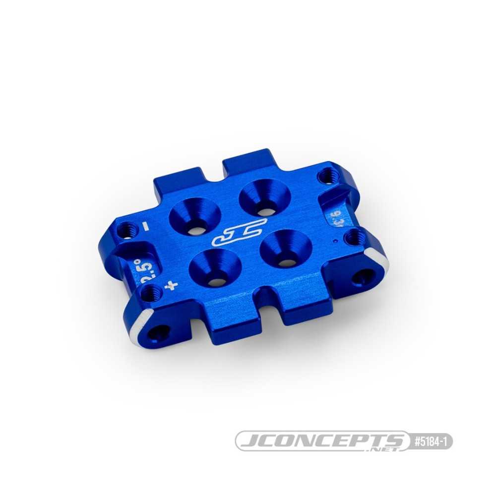 Mamparo delantero RC10B7 2,5 grados azul JConcepts