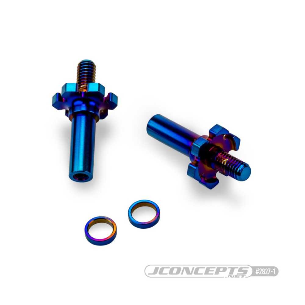 Eje delantero titanio RC10B7 azul JConcepts JCO2827-1 Eje delantero titanio RC10B7 azul JConcepts JCO2827-1