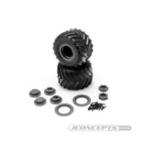 JConcepts Renegades - blue compound pre-mounted on 3455G Mini Tribute wheel for Losi Mini LMT JCO4123-41914
