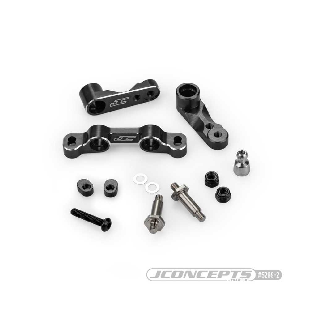 Kit de dirección negro RC10B7 y RC10B7D JConcepts JCO5209-2