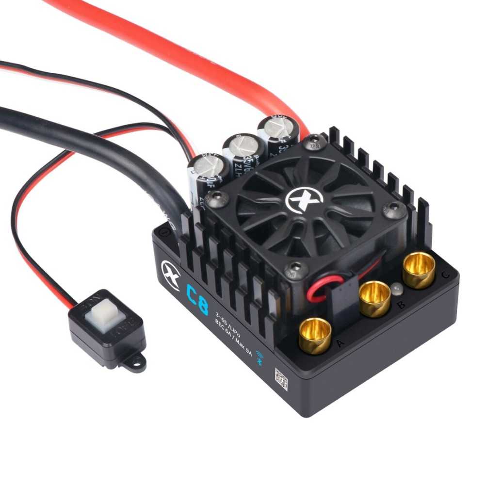 XC-ESC C8 Electronic Speed Controller (160A | 3-6S | 1/8th) XC-C8 XC-ESC C8 Electronic Speed Controller (160A | 3-6S | 1/8th) XC-C8