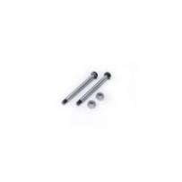 Koswork RC10 Front Inner 43mm Hardened Hinge Pin w/locknuts (2) Team Associated KOS04191-12