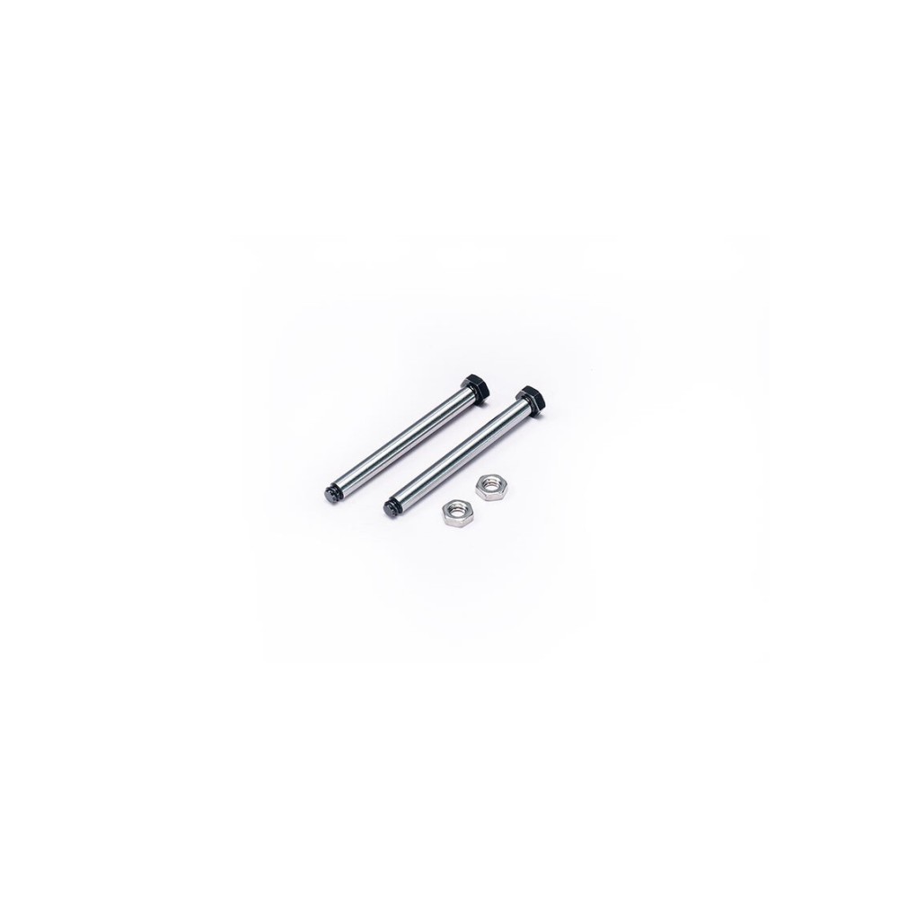 Koswork RC10 Rear Outter 34.8mm Hardened Hinge Pin w/nuts (Thread Lock Needed) (2) Team Associated KOS04191-13 Koswork RC10 Rear Outter 34.8mm Hardened Hinge Pin w/nuts (Thread Lock Needed) (2) Team Associated KOS04191-13