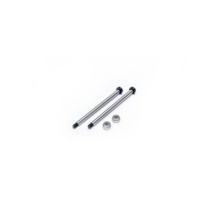 Koswork RC10 Rear Inner 58.2mm Hardened Hinge Pin w/locknuts (2) Team Associated KOS04191-14