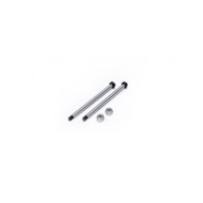 Koswork RC10 Rear Inner 58.2mm Hardened Hinge Pin w/locknuts (2) Team Associated KOS04191-14
