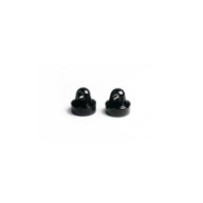Koswork Alum Shock Cap for 12mm Shock Black (2) for Koswork & Tamiya KOS04803