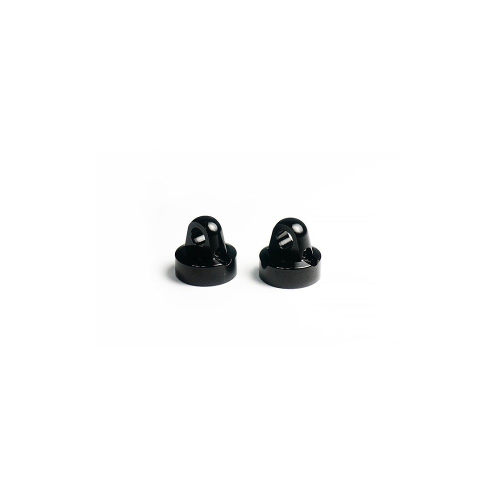 Koswork Alum Shock Cap for 12mm Shock Black (2) for Koswork & Tamiya KOS04803 Koswork Alum Shock Cap for 12mm Shock Black (2) for Koswork & Tamiya KOS04803