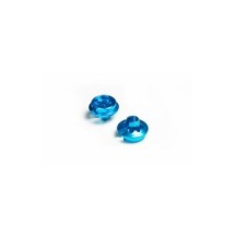 Koswork Long 12.2mm Alum Shock Spring Retainer/Cup for 12mm Shock Blue (2) KOS04805TA
