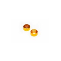 Koswork Lower Shock Cap Gold (2) 12mm & 13mm Shock AE KOS04808GD