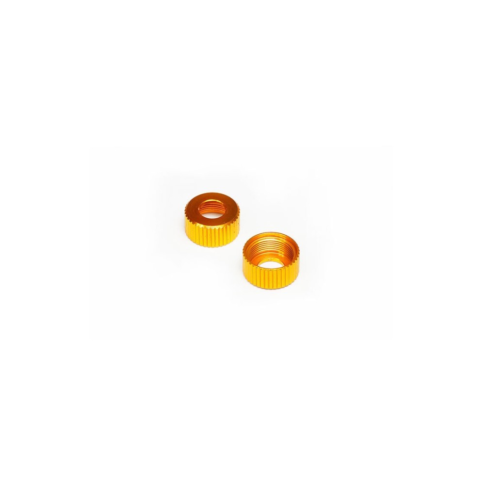 Koswork Lower Shock Cap Gold (2) 12mm & 13mm Shock AE KOS04808GD Koswork Lower Shock Cap Gold (2) 12mm & 13mm Shock AE KOS04808GD