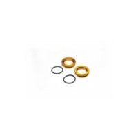 Koswork Threaded Collar w/O-rings Gold for 12mm Shock AE Tamiya (2) KOS04812GD