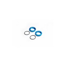 Koswork Threaded Collar w/O-rings Blue for 12mm Shock AE Tamiya (2) KOS04812TA