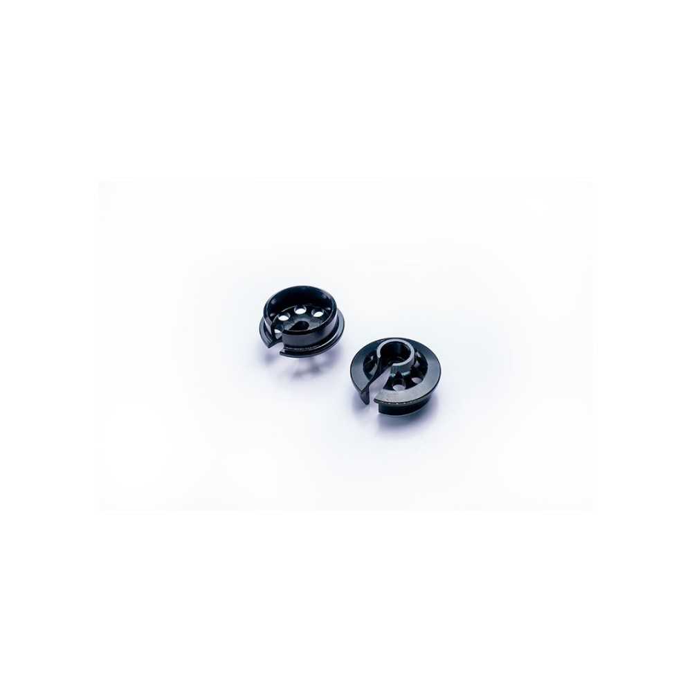 Koswork Black Short 11.2/4.5mm Alum Shock Spring Retainer/Cup for 12mm Shock (2) KOS04846BK Koswork Black Short 11.2/4.5mm Alum Shock Spring Retainer/Cup for 12mm Shock (2) KOS04846BK
