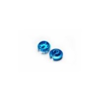 Koswork Short 9.2mm Alum Shock Spring Retainer/Cup for 12mm Shock Blue (2) KOS04846TA