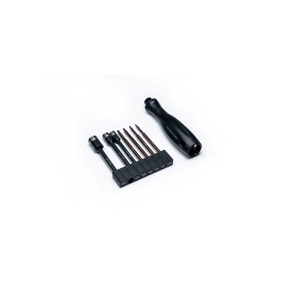 Koswork Associated RC10 Standard Hex Wrench Nut Driver Tool Set (7pcs) (Light Tri Handle) KOS13204-1/4RC10 Koswork Associated RC10 Standard Hex Wrench Nut Driver Tool Set (7pcs) (Light Tri Handle) KOS13204-1/4RC10