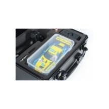 Koswork Mini Black V2 Kyosho Mini-Z & Mini-Z 4x4 RTR Aluminum Carry Case (w/Foam) KOS32302-KMZ