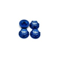 RC-Project 17mm Serrated Wheel Nut (Blue | 4pcs) RCPJ-A033-BU