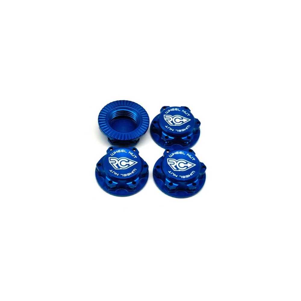 RC-Project 17mm Serrated Wheel Nut (Blue | 4pcs) RCPJ-A033-BU RC-Project 17mm Serrated Wheel Nut (Blue | 4pcs) RCPJ-A033-BU