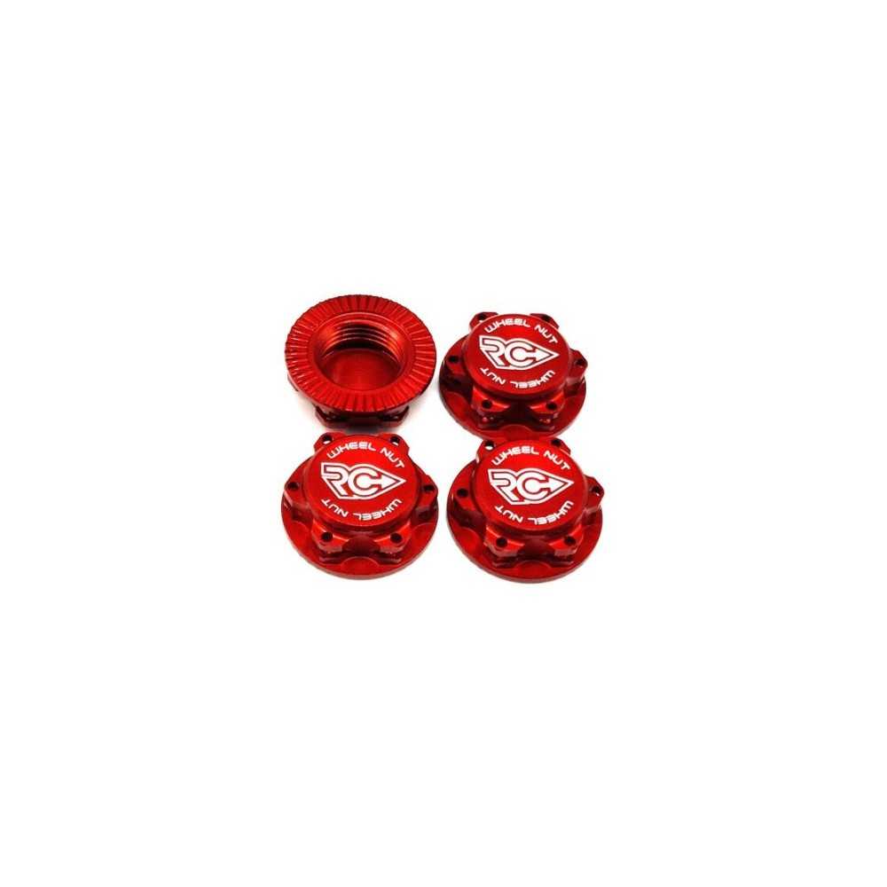 RC-Project 17mm Serrated Wheel Nut (Red | 4pcs) RCPJ-A033-R RC-Project 17mm Serrated Wheel Nut (Red | 4pcs) RCPJ-A033-R
