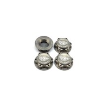 RC-Project 17mm Serrated Wheel Nut (Gray | 4pcs) RCPJ-A033-GY