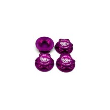 RC-Project 17mm Serrated Wheel Nut (Purple | 4pcs) RCPJ-A033-P