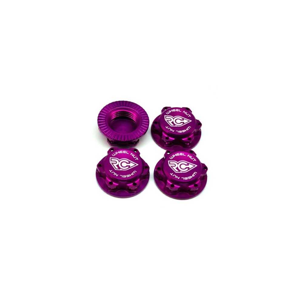 RC-Project 17mm Serrated Wheel Nut (Purple | 4pcs) RCPJ-A033-P RC-Project 17mm Serrated Wheel Nut (Purple | 4pcs) RCPJ-A033-P